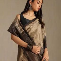 Women Tussar Woven Designs Traditional Saree-image-5