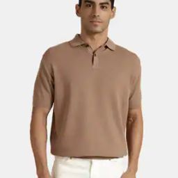 Men Lounge Polo T-Shirt with Short Sleeves-image-14