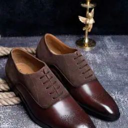 Brogues With Leather Upper-image-53
