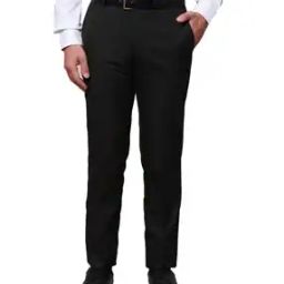 Flat-Front Trousers with Insert Pockets-image-45