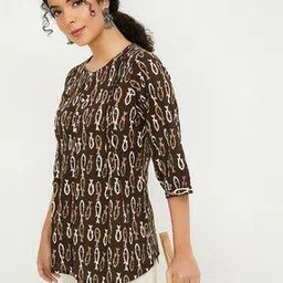 max Women Printed Straight Kurti-picture-22