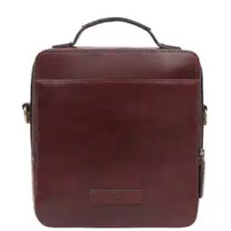 Genuine Leather Sling Bag with Detachable Strap-image-66