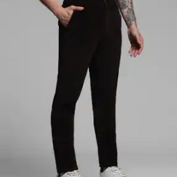 Men Slim Fit Flat-Front Chinos-image-50