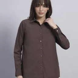 fyre rose Women Regular Fit Shirt with Spread Collar-picture-3