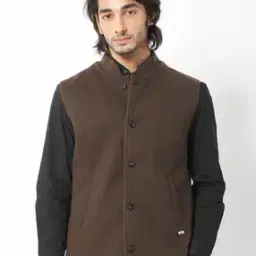 rare rabbit Men Regular Fit Jacket with Button-Front Closure-picture-22