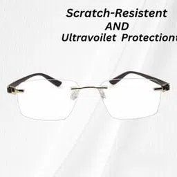 redex Men Rimless Rectangular-Shaped Frame-picture-0