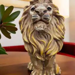 Sitting Lion Brown Figurine-image-25