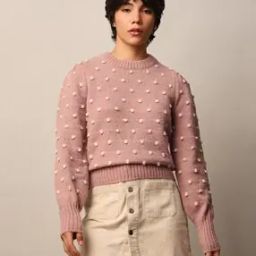 Women Patterned Regular Fit Crew-Neck Pullover-image-3