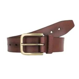 Genuine Leather Belt with Tang Clasp-image-23