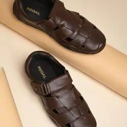 Men Genuine Leather Shoe-Style Sandals-image-53