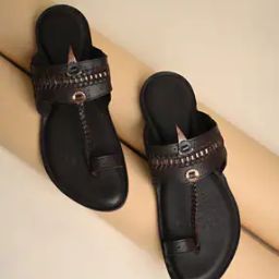 Men Genuine Leather Toe-Ring Kolhapuris-picture-18