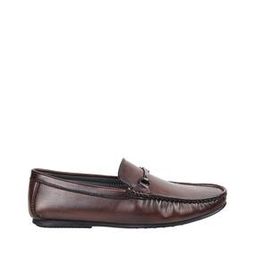 Genuine Leather Mocassins with Metal Accent-image-8