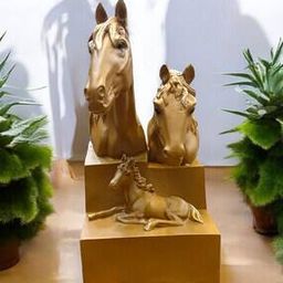 Decorative Horse Family Showpiece-image-92