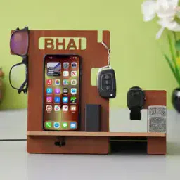 Wooden Multiutility Desk Organiser-29