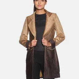 campus sutra Ombre-Dyed Coat with Flap Pockets-picture-43