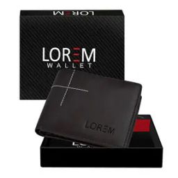 Men Typographic Embossed Bi-Fold Wallet-31