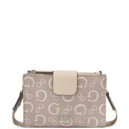 Caramel Printed Madix Mini Top-Zip Crossbody Bag-image-33