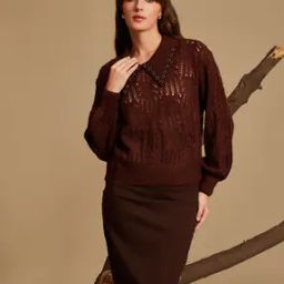 Women Embellished Pullover-image-26