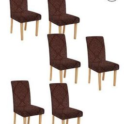 Pack of 6 Printed Washable Chaircovers-30