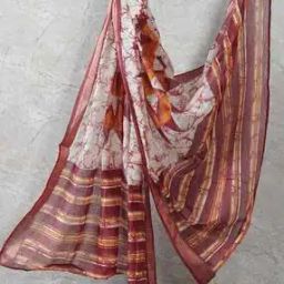 Printed Dupatta with Tassels-20