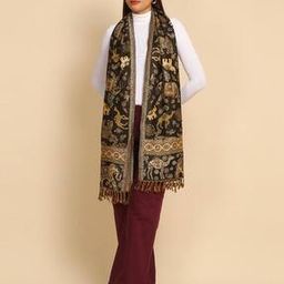 Viscose Graphic Stole-image-66