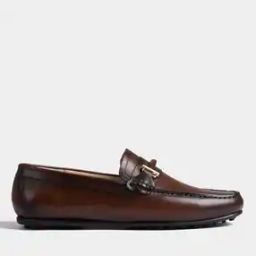 Almond-Toe Slip-On Formal Shoes-image-4