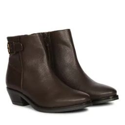 Women Ankle-Length Boots with Zip-Closure-image-32