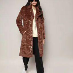 Women Regular Fit Front-Open Coat-21