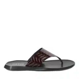 Men Genuine Leather Thong-Strap Flip-Flops-13