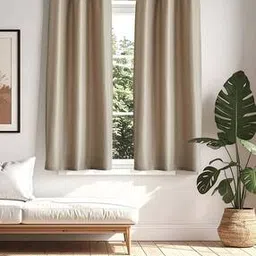 Set of 2 Self-Design Light Filtering Window Curtains-image-2