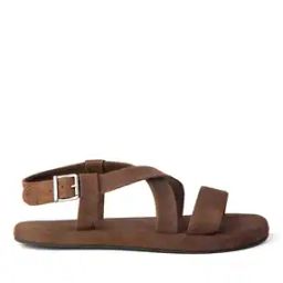 Men Open-Toe Cross-Strap Sandals with Buckle Fastening-image-10