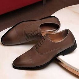 Men Square-Toe Lace-Up Formal Shoes-image-1