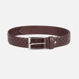 Men Braided Belt with Buckle Closure-image-20