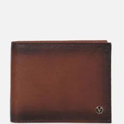 Men Bi-Fold Wallet with Metal Logo Accent-image-70
