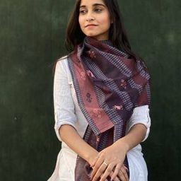 Women Floral Print Cotton Scarf-image-54