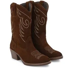 Knee-Length Heeled Boots-image-37