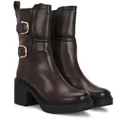 Women Mid-Calf Boots with Zip-Fastening-image-20