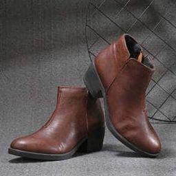 Women Boots with Faux leather upper-image-76