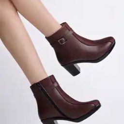 Women Ankle-Length Slip-On Boots-23