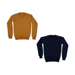 Pack of 2 Cuffed Sleeves Sweatshirts-image-2