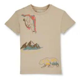 Boys Graphic Print Regular Fit Crew-Neck T-Shirt-image-61