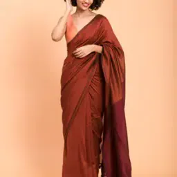 suta Colourblock Cotton Saree with Tassels-picture-48