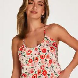 Floral Print Cami Top-image-28