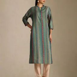 soch Women Woven No Darts Straight Kurta-picture-46