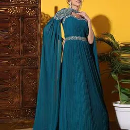 chhabra 555 Women Embellished Gown Dress-picture-0