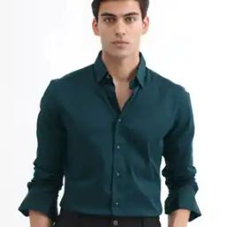 mischief monkey Men Regular Fit Shirt with Spread Collar-picture-44