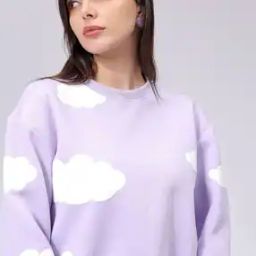 Women Graphic Print Relaxed Fit Sweatshirt-picture-50