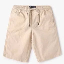 Cotton Slim Fit Flat-Front Shorts-image-36
