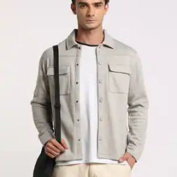 Soft Terry Fleece Shacket-52