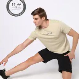 Men Rep Typographic Print Regular Fit Crew-Neck T-Shirt-image-71
